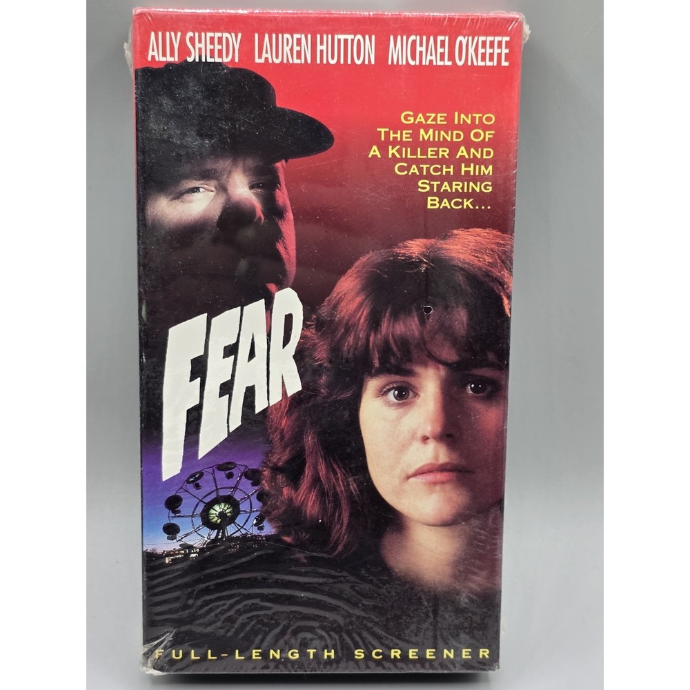 Fear VHS 1992 Tape Vestron Release Ally Sheedy Thriller Screener Horror‎ Movie